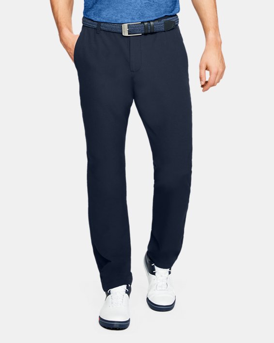 Men's ColdGear® Infrared Showdown Tapered Pants, Navy, pdpMainDesktop image number 0